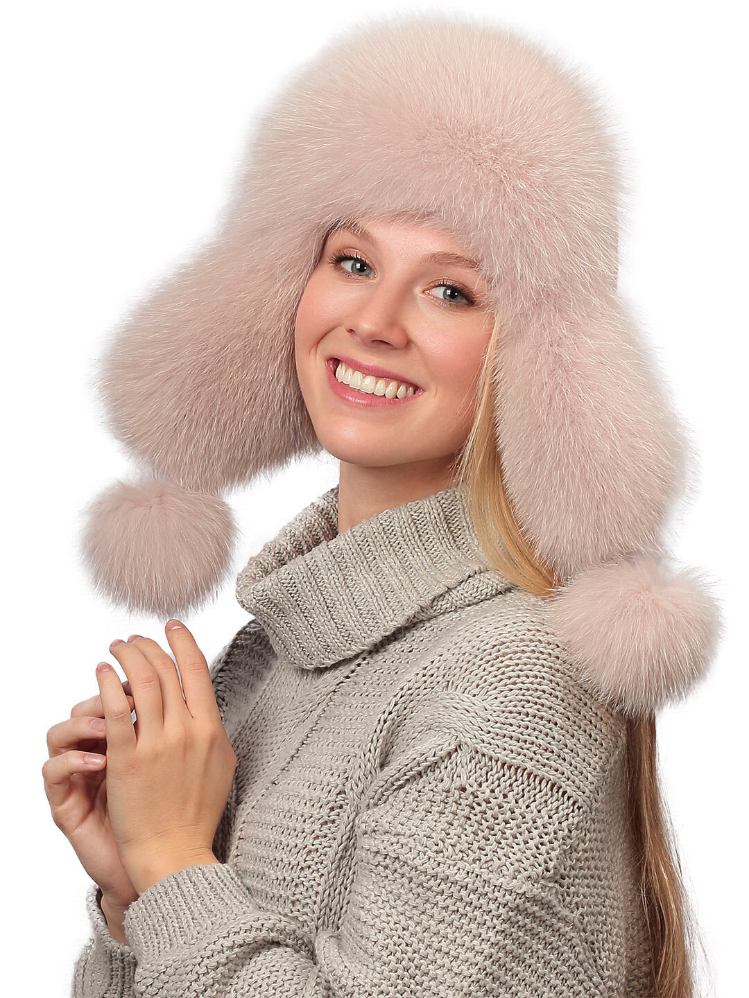 Шапка ушанка зимняя 