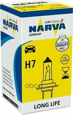 Лампа H7 Long Life 12V 55W H7 Ll 12V 55W Px26d C1 Narva арт. 48329 3000