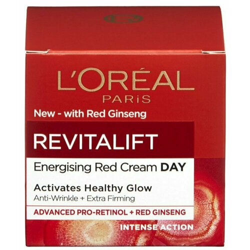 Омолаживающий дневной крем для лица L'Oreal Paris Revitalift Red cream 50 мл ( из Финляндии )