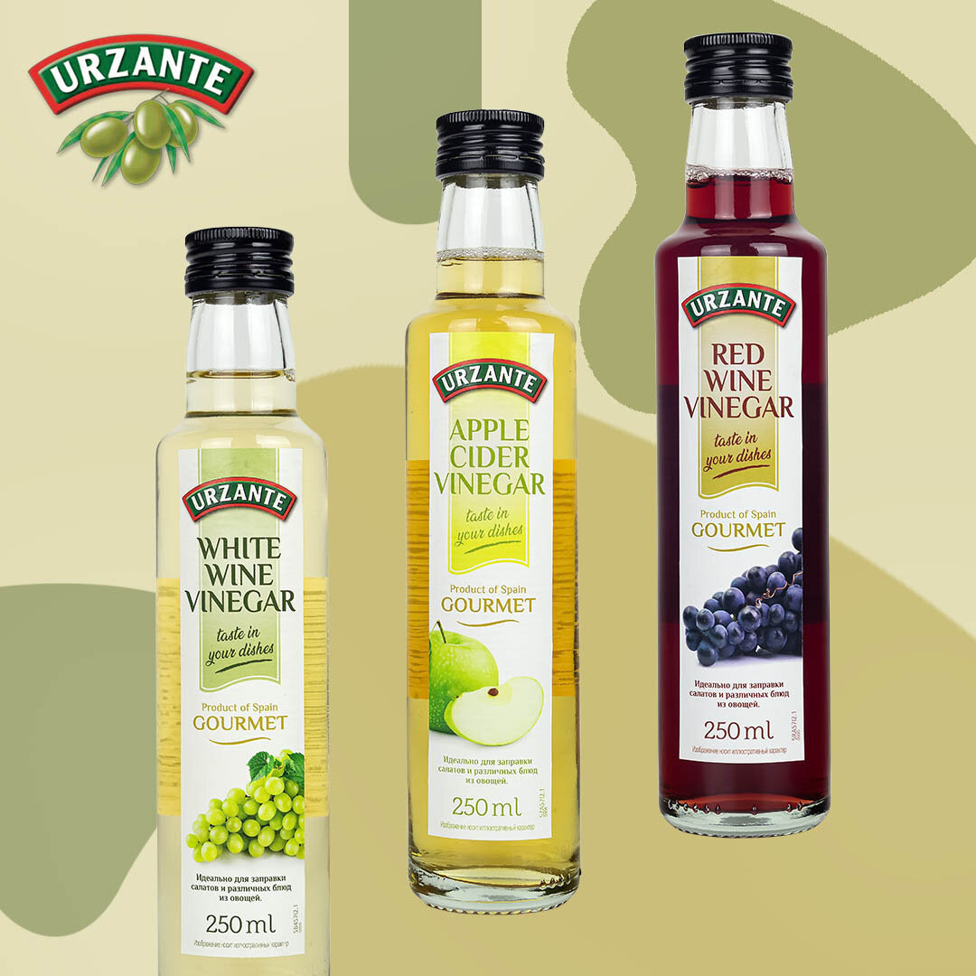 Уксус Urzante Red wine vinegar Винный красный 6%, 0,25 л