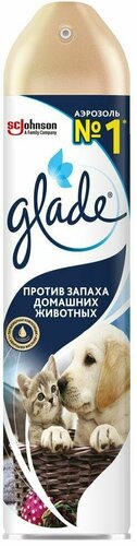 Glade Oust Очиститель воздуха против запахов домашних животных 300 мл ...