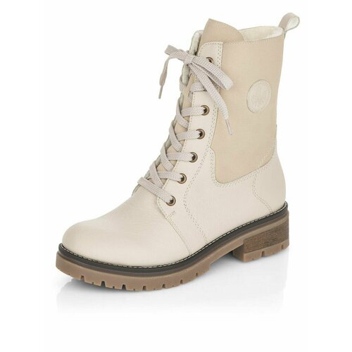 фото Ботинки rieker, размер 37, бежевый