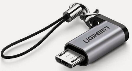Изображение товара Адаптер-переходник Ugreen US282 USB-C - microUSB, серый