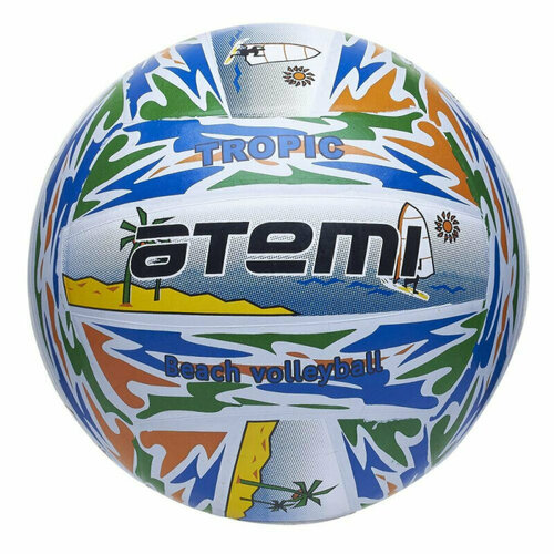 Мяч волейбольный Atemi TROPIC, резина, цветной,00000106908, 1872097 мяч волейбол 5 141p 79