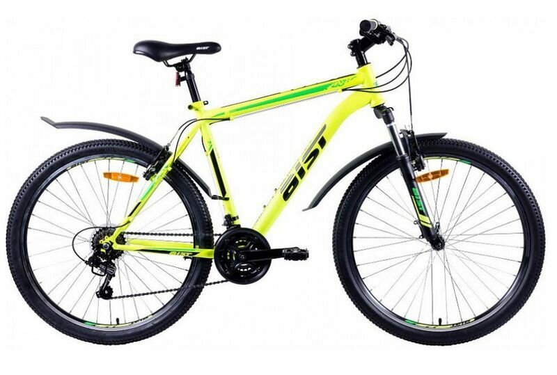 Велосипед горный Aist Quest 18 желто-зеленый