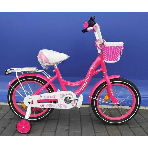 Велосипед LOKI LADY малиновый 16LLR RED 1147600₽