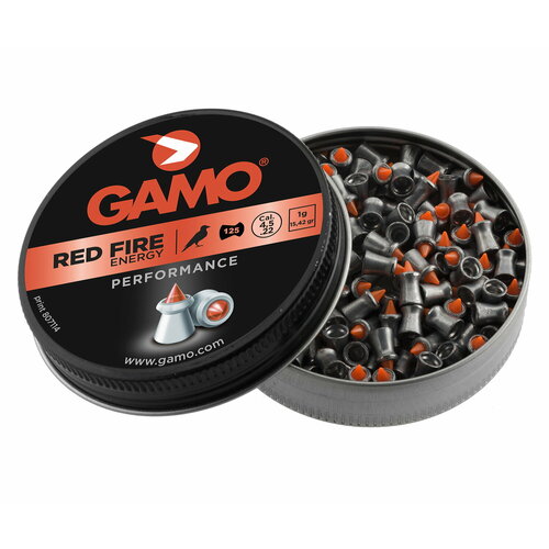 Пули Gamo Red Fire 4,5 мм, 0,51 грамм, 125 штук пули пневматические gamo pro – match 4 5 мм 500шт 6321834 gamo 6321834