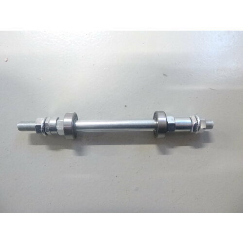 фото Ось втулки заднего колеса с гайками 3/8"*185 мм на промподшипниках 6000-2rs mtb китай