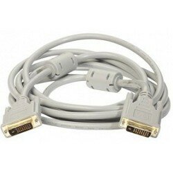 фото EXEGATE кабели EX191094RUS Кабель DVI dual link 25M-25M 1.8м , 2 фильтра, позолоченные контакты
