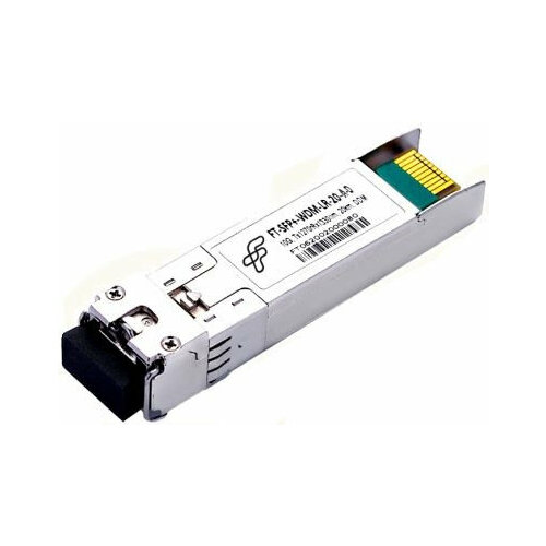 Модуль оптический Future Technologies FT-SFP+-WDM-LR-20-A-D 10G Tx1270/Rx1330nm 20km DDM модуль оптический future technologies ft sfp wdm lr 20 a d 10g tx1270 rx1330nm 20km ddm