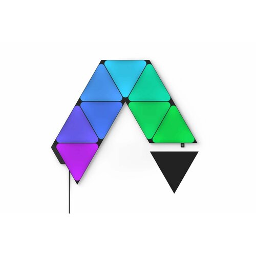 Световые панели Nanoleaf Shapes Triangles Smarter Kit 9 шт ultra black 36490₽