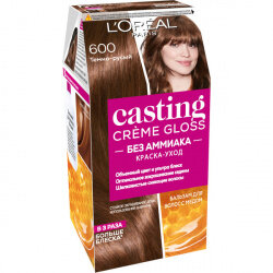 Краска для волос L'OREAL Casting Creme Gloss 254мл 600 Темно-русый