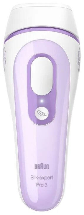 Фотоэпилятор Braun PL3000 Silk-expert IPL Pro 3, белый/фиолетовый