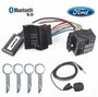 Bluetooth AUX адаптер для Ford Fiesta Mondeo Focus 2 Transit Fusion Galaxy C-Max S-Max c микрофоном и ключами установка pin to pin