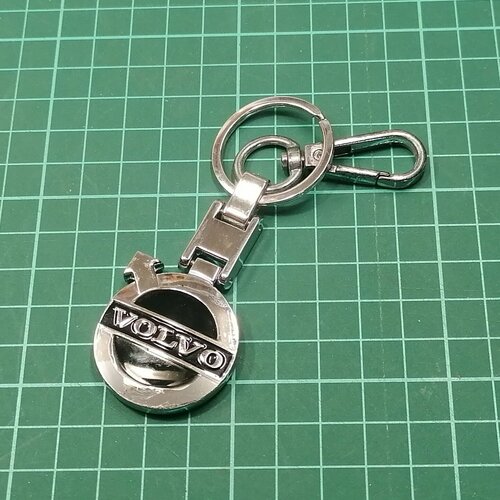 Брелок, Volvo, серебряный