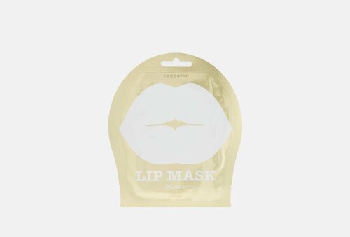 Патч для губ с экстрактом жемчуга kocostar lip mask single pouch (pearl)