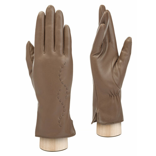 фото Перчатки labbra, размер 7, бежевый, коричневый