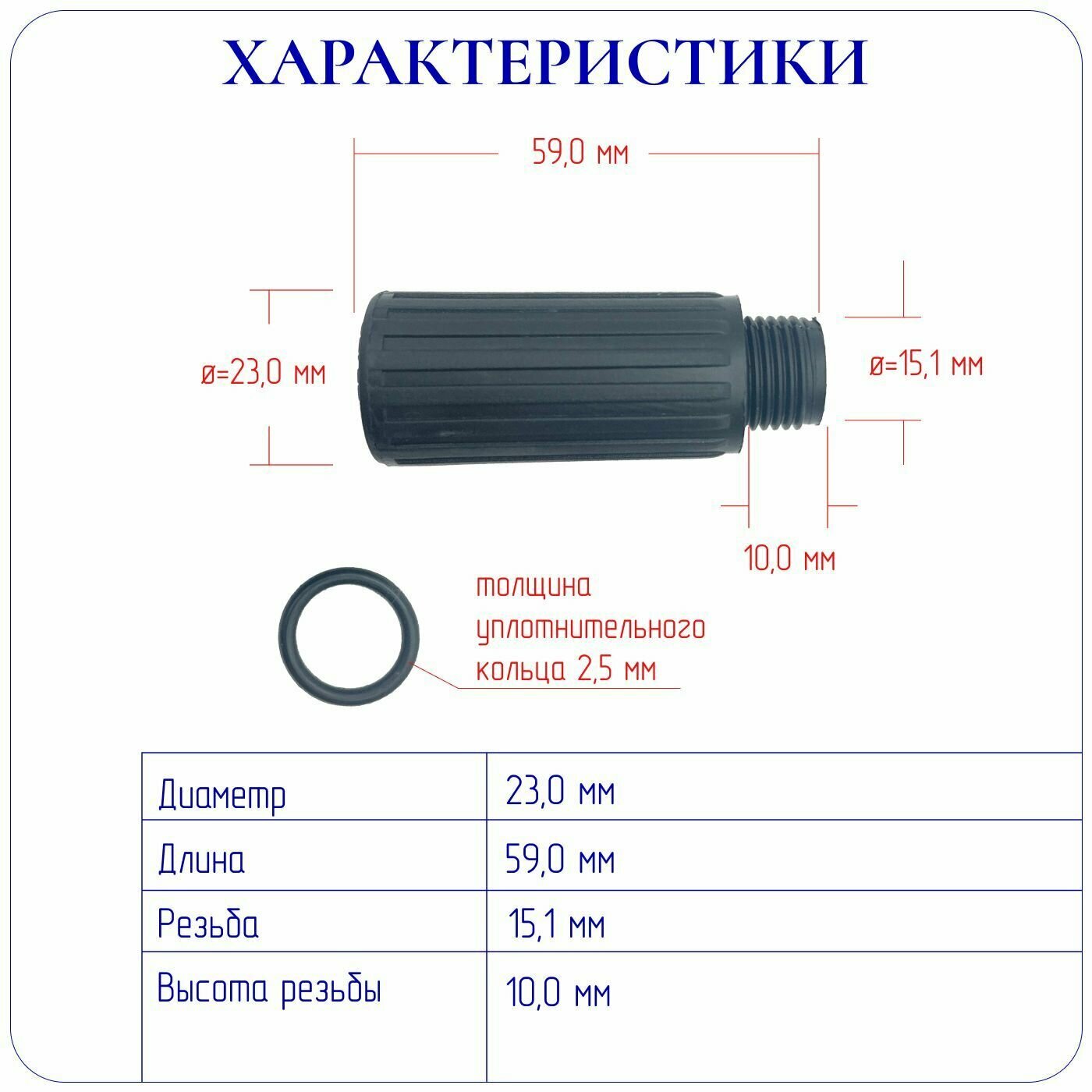 Сапун (с шариком внутри) для воздушного компрессора LB50/LB75 — фото 2