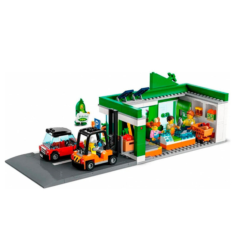 Конструктор LEGO City "Продуктовый магазин" 60347 - фото №5