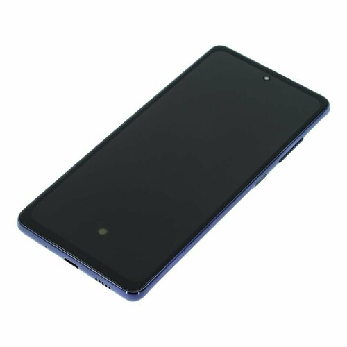 Дисплей для Samsung G780 Galaxy S20 FE (в сборе с тачскрином) в рамке, синий, AAA