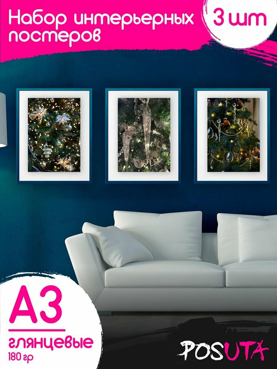 Постеры Новый год Постеры новогодняя ёлка постеры на стену