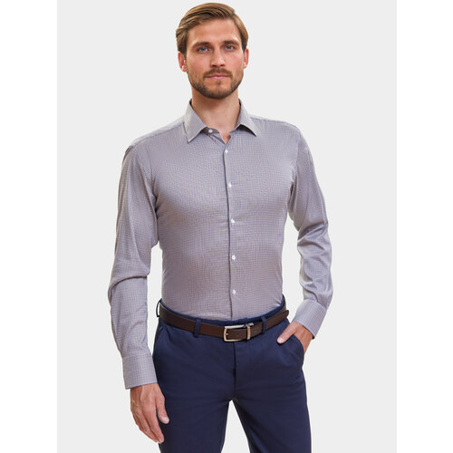 фото Рубашка kanzler, размер 43, коричневый