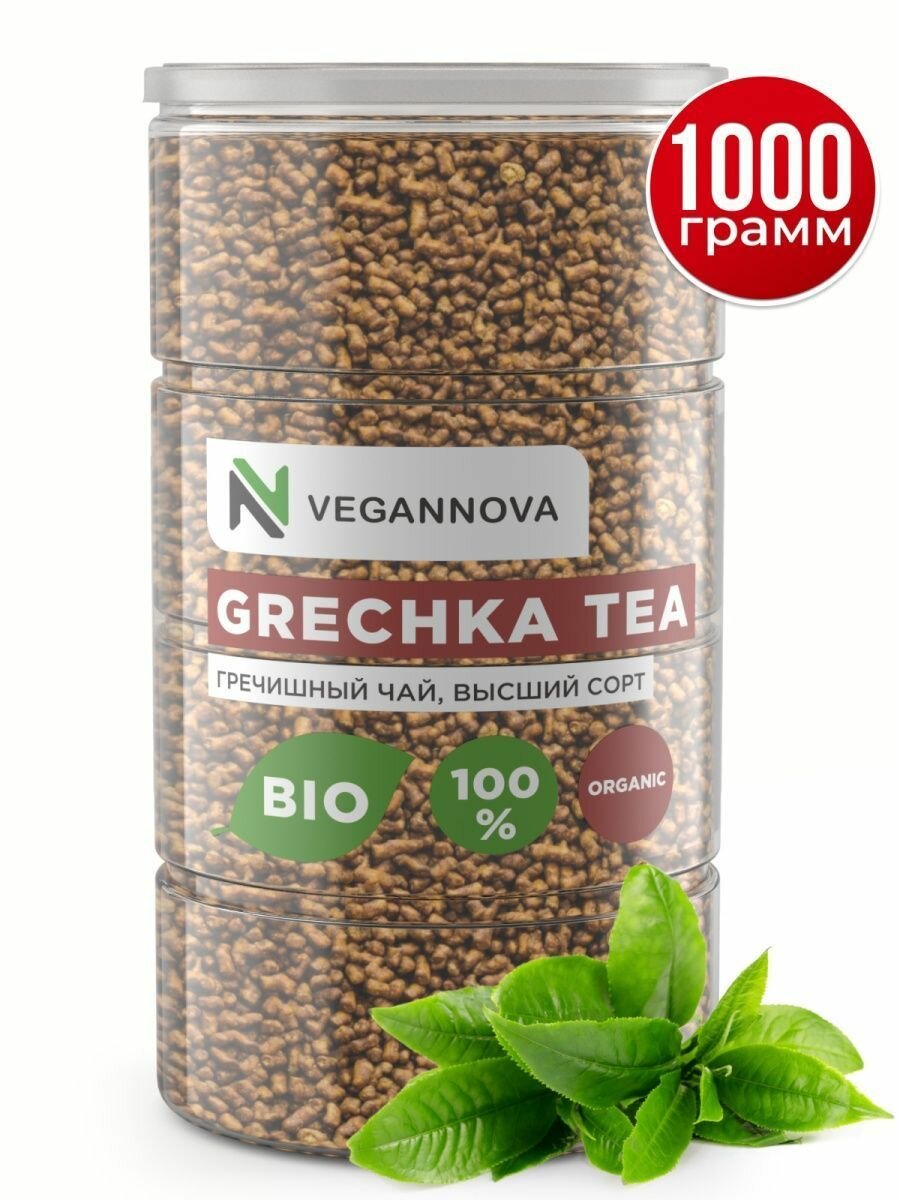 VeganNova Гречишный Чай, без кофеина, гранулированный, 1000 г - фотография № 1