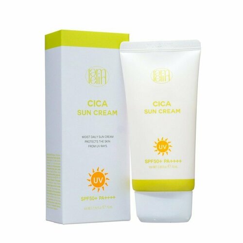 Успокаивающий солнцезащитный крем Lamelin Cica Sun Cream SPF50+, 70 мл (комплект из 3 шт)