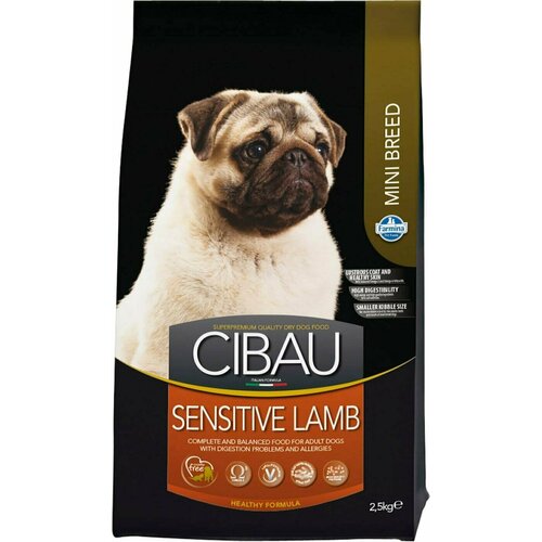 Farmina / Сухой корм для собак Farmina Cibau Sensitive Lamb Mini с ягненком для мелких пород 2.5кг 1 шт