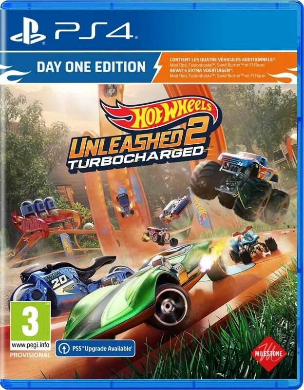 Игра Hot Wheels Unleashed 2 - Turbocharged Day One Edition (PlayStation 4, Английская версия)