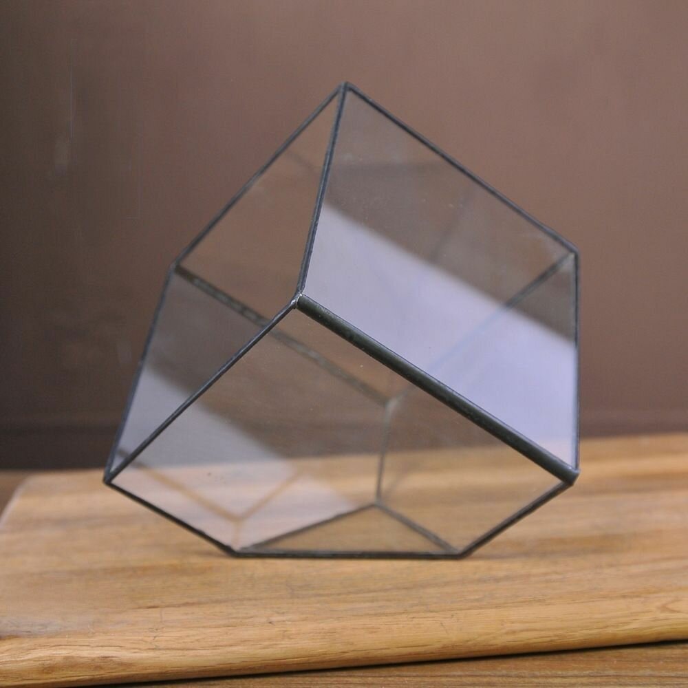 Флорариум, стеклянный куб, стеклянная ваза для цветов
