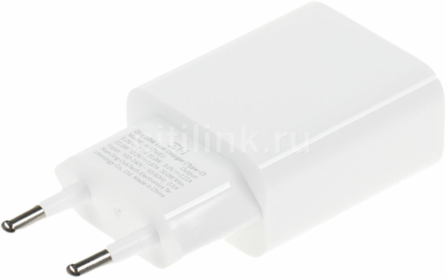 Сетевое зарядное устройство Xiaomi ZMI HA716, USB type-C, 3A, белый [ha716 white] - фото №16