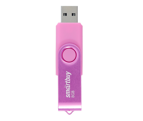 USB Flash Drive 8Gb - SmartBuy UFD 20 Twist Yellow SB008GB2TWY