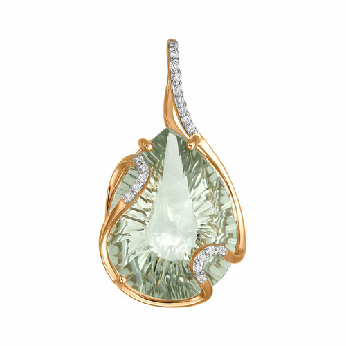 фото Подвеска aloris, красное золото, 585 проба aloris jewelry