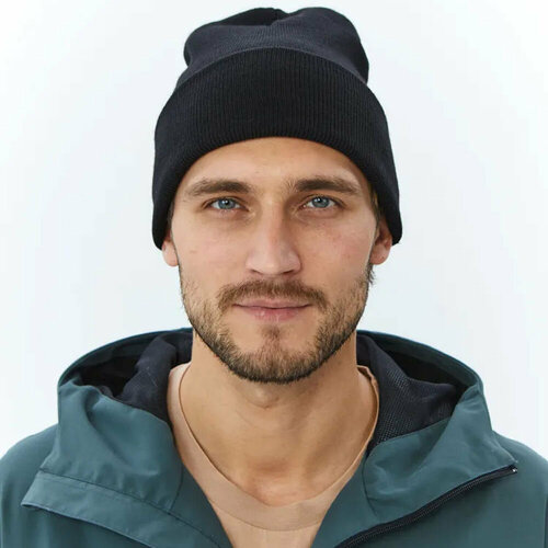 фото Шапка бини , размер uni, черный street look