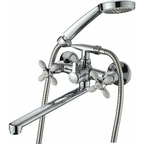 Смеситель для ванны серия 06 белый (NNF-0021)