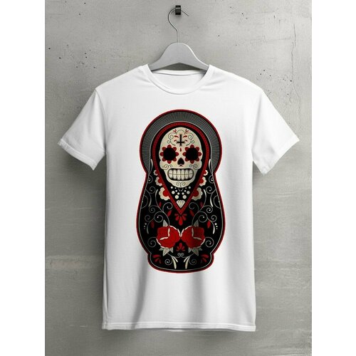 фото Футболка hypnotica, размер 3xl, белый