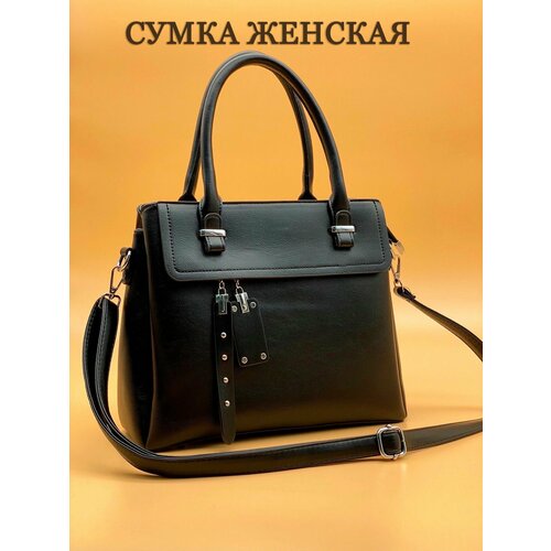 фото Сумка шоппер , фактура матовая, черный style for you