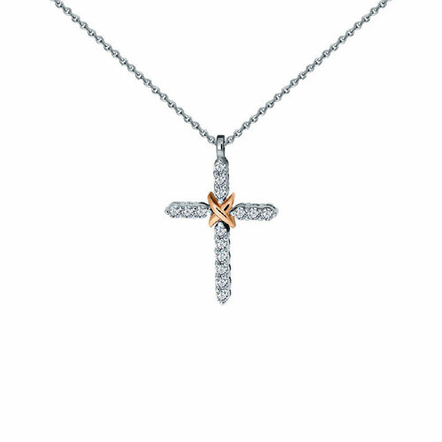 Колье с бриллиантом Brilliant Style 4099-51001-1, размер 46.0