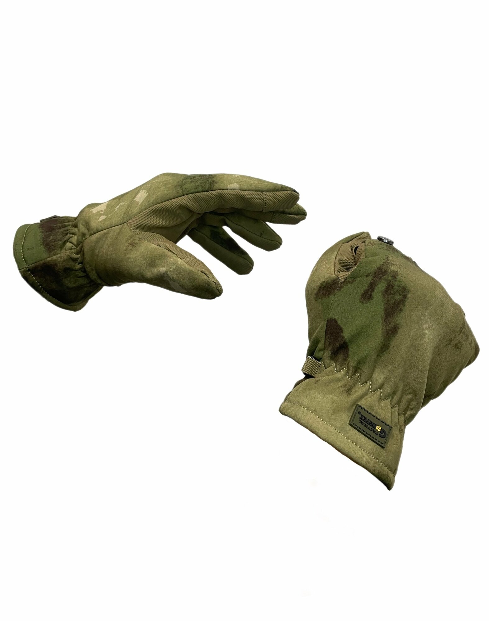 Тактические зимние нейлоновые перчатки Gongtex, Мох XL