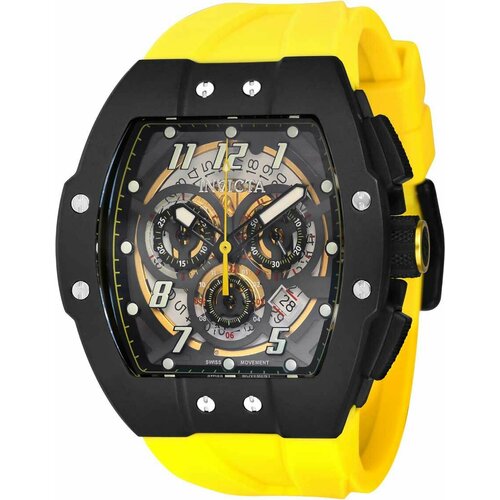 фото Наручные часы invicta, желтый, черный