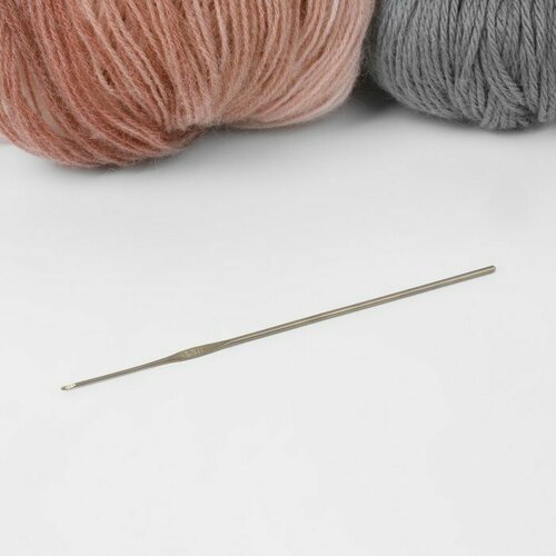 Крючок для вязания, d = 1,2 мм, 13,7 см (комплект из 27 шт)