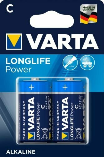 Батарейки Varta High Energy C Bli Alkaline, 2 шт. (4914121412) - фото №2