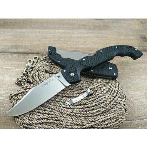 фото Нож cs voyager extra large black replica (logo)