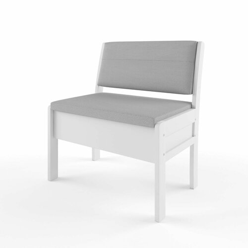 Кухонный диван Боровичи-мебель Этюд облегченный 940 с ящиком Velutto 32/Белый 14633