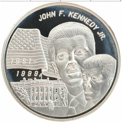 Клуб Нумизмат Монета 10 долларов Либерии 1999 года Серебро Джон Кеннеди