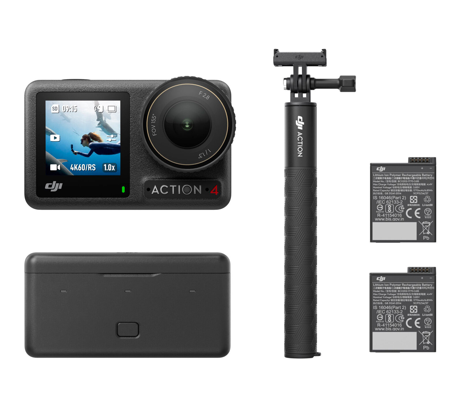 Экшн-камера DJI Osmo Action 4 Adventure Combo — фото 19