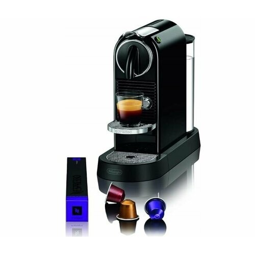 Капсульная кофемашина DeLonghi Citiz EN167 B черный 25990₽