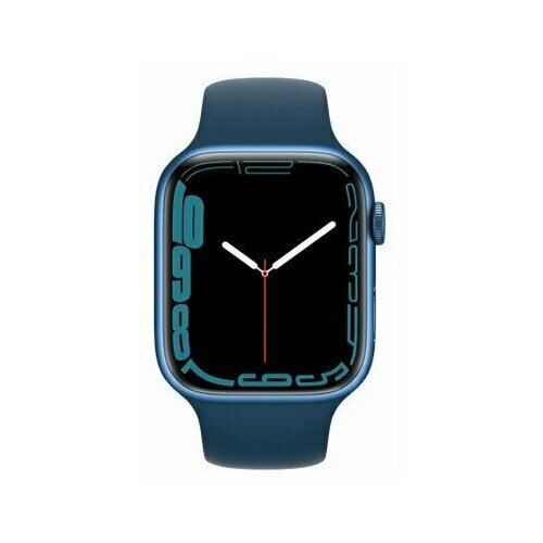 Умные часы Apple Watch Series 7 41mm Blue Aluminum Case with Abyss Blue Sport Band 4339000₽