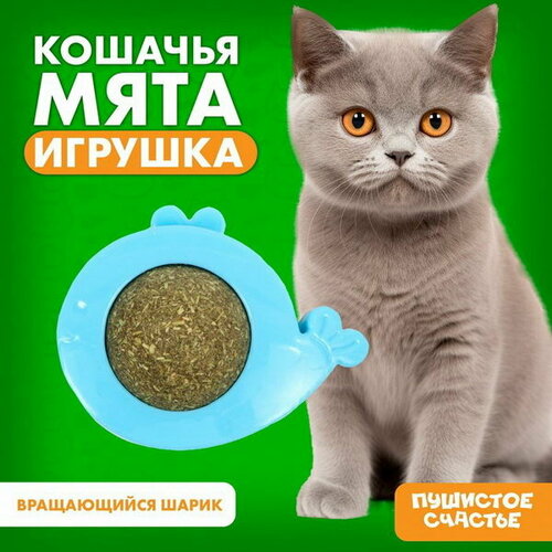 Игрушка для кошек "Кит" из кошачьей мяты